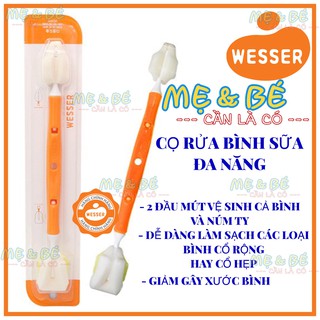 CÂY RỬA BÌNH SỮA VÀ NÚM TY ĐA NĂNG WESSER