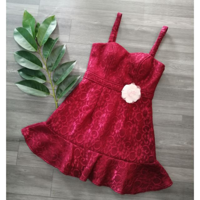 Đầm 2 dây đui cá