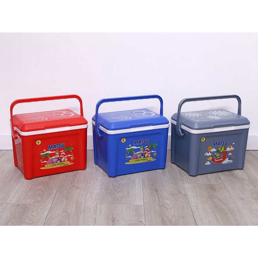 Thùng đá nhựa DUY TÂN Matsu 6 lít (28.6 x 21.5 x 22 cm) - 17540 - Giao màu ngẫu nhiên