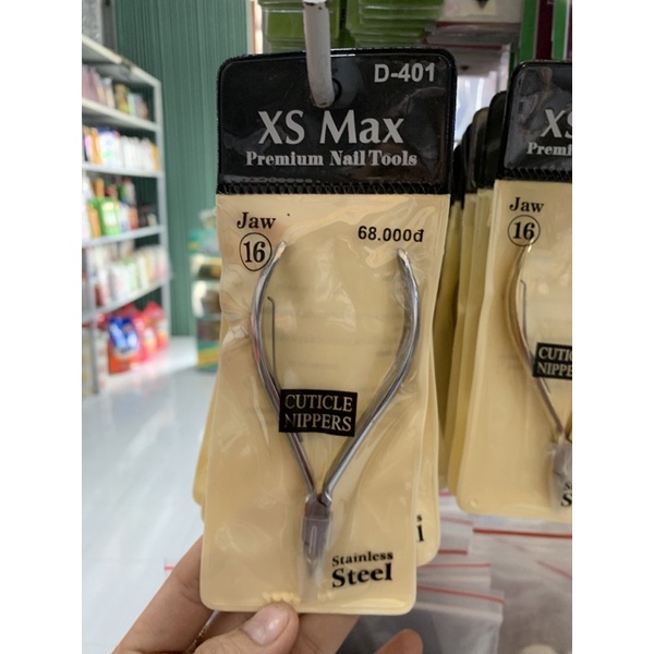 Kềm cắt da Xs D401 🔥GIÁ RẺ🔥 mủi nhọn, thép chuyên dụng, sử dụng được lâu dài, tay cầm vừa vặn, thích hợp cho thợ nail 🔥🔥