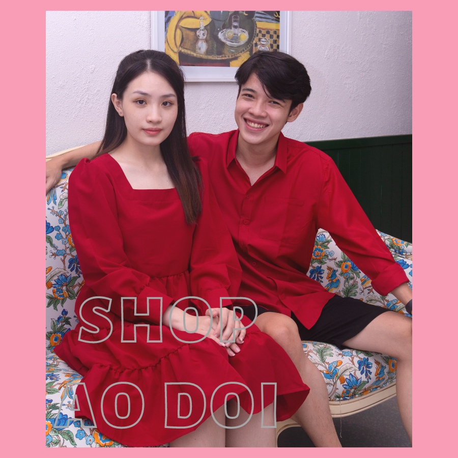 Đồ đôi nam nữ dễ thương, đồ cặp nam nữ váy áo đôi chất đẹp để chụp hình cưới, đồ couple đồ đôi đi du lịch valentine 2023