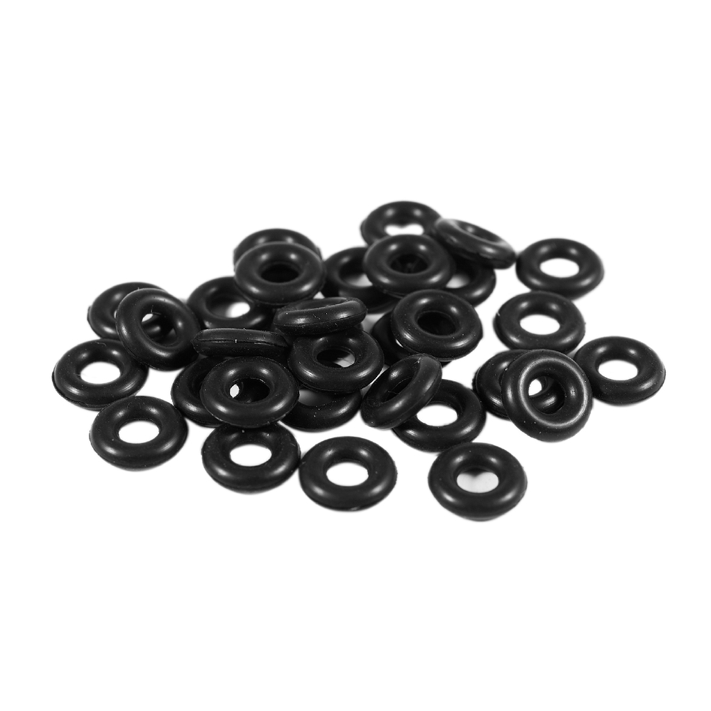 Set 30 vòng tròn cao su kích thước 2.5mm x 6.5mm x 2mm dành cho câu cá