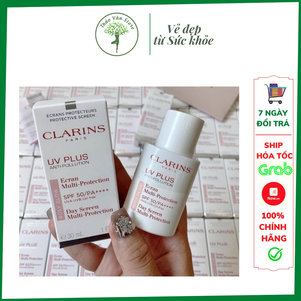 ⭐Kem chống nắng Clarins Uv Plus Anti - Pollution SPF 50, PA++++ [fullsize fullbox 30ml]⭐