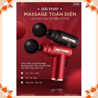 Máy massage cơ bắp cầm tay azaki g188 chính hãng bh 12 tháng - ảnh sản phẩm 1