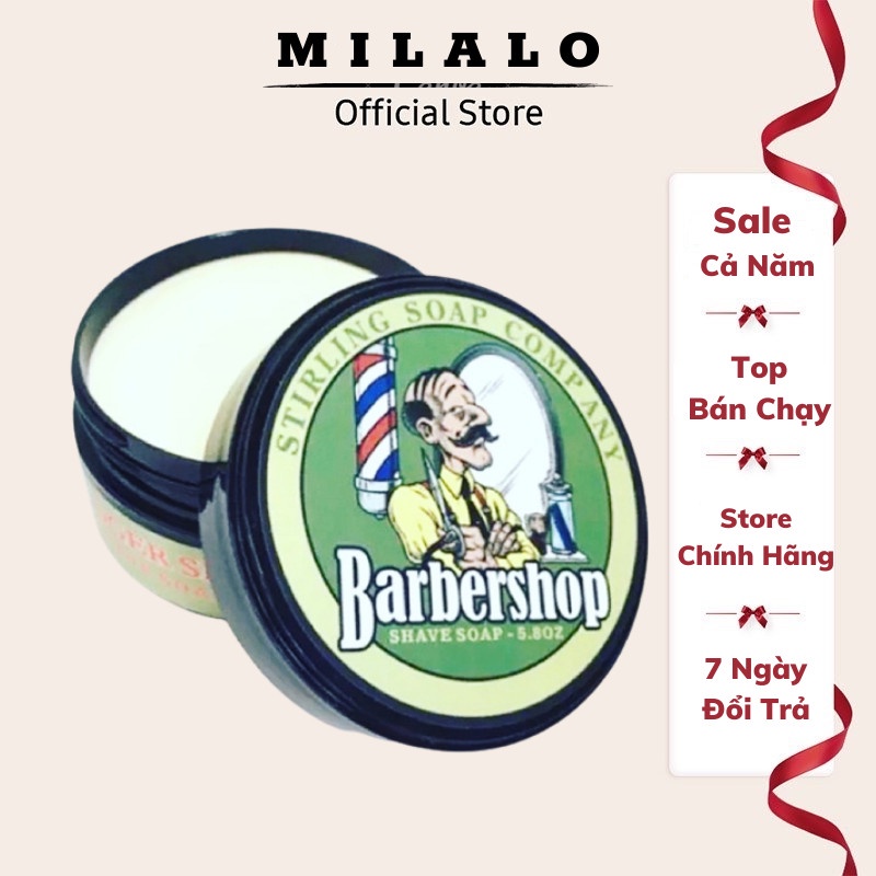 Sáp vuốt tóc nam tạo kiểu giữ nếp lâu bóng mượt giá rẻ undercut BARBERSHOP - MILALO