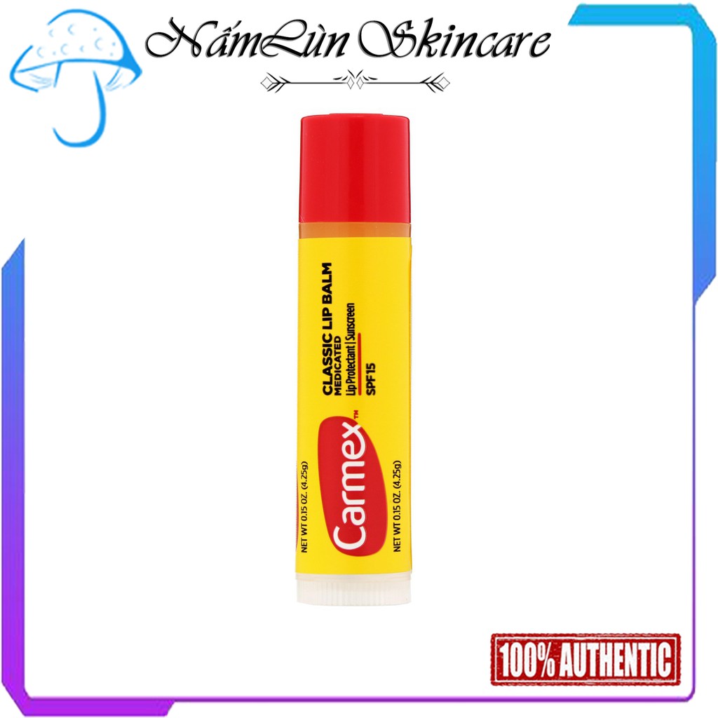 Son Dưỡng Môi Carmex 4.25g, 10g - Carmex lip balm, Giảm khô môi, dưỡng ẩm, chống rạn nứt môi