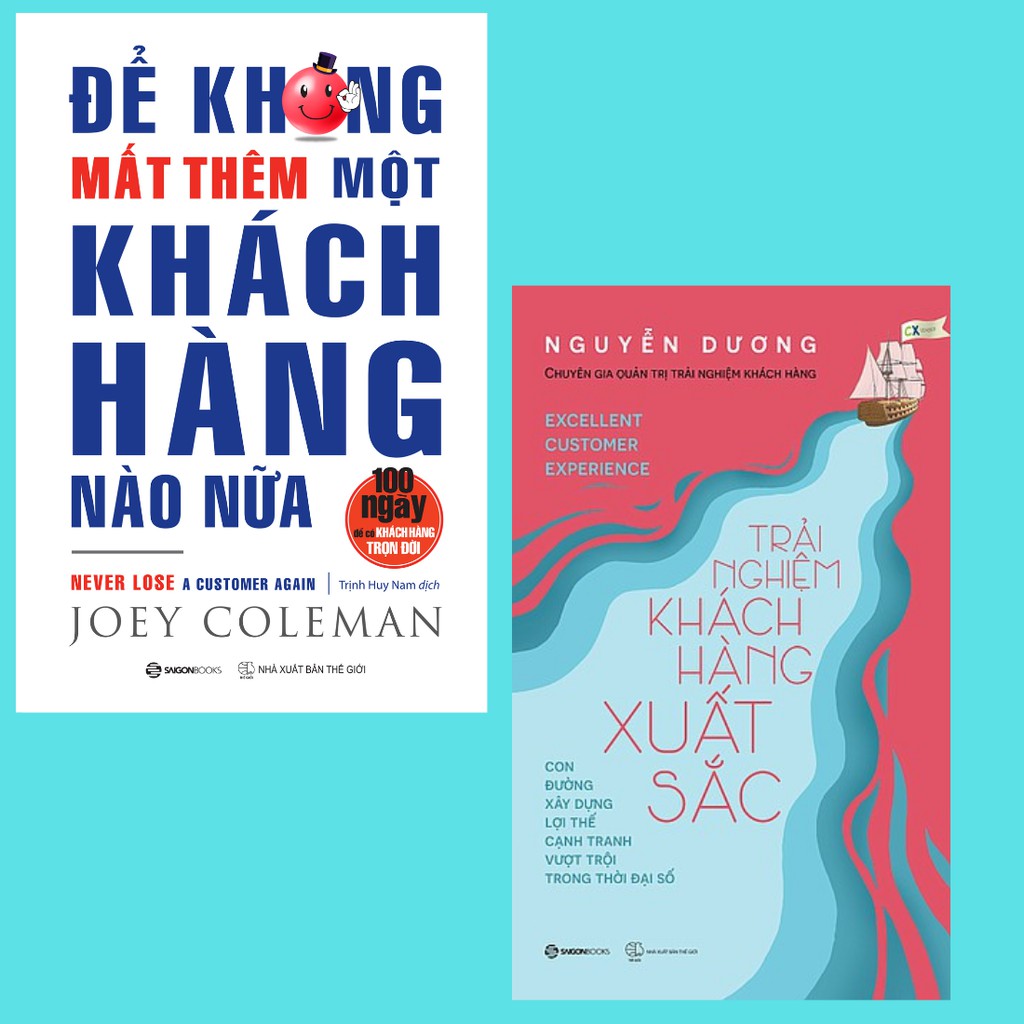SÁCH - Để không mất khách hàng nào nữa, Trải nghiệm khách hàng xuất sắc (Bộ)