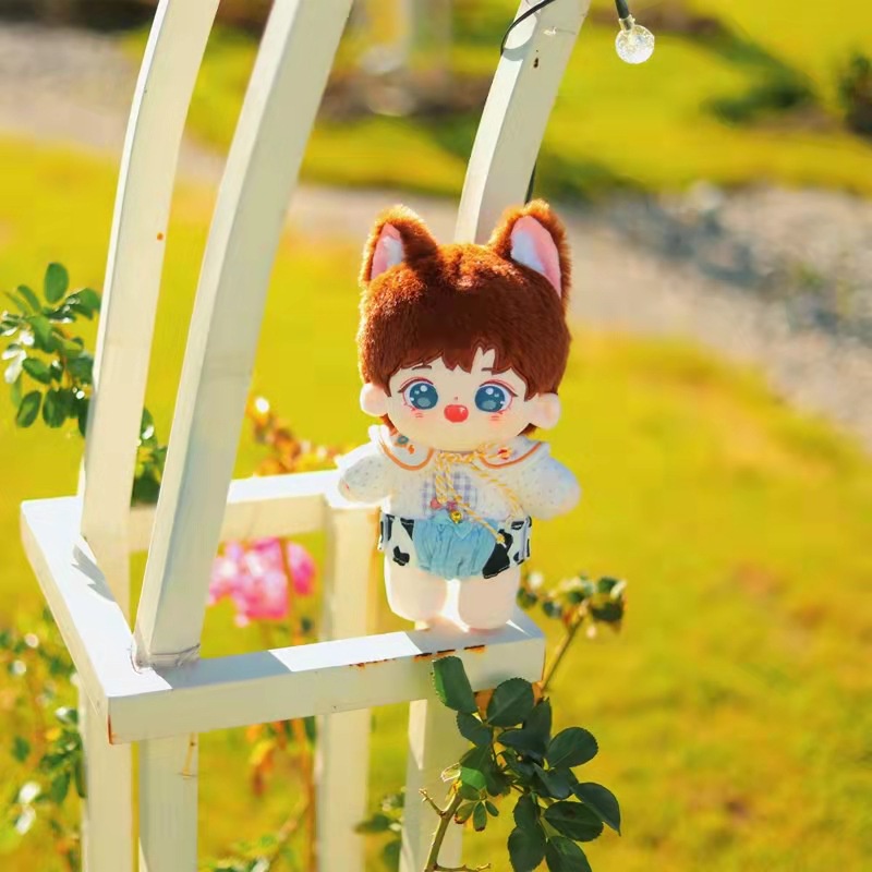 Doll Vương Tuấn Khải TFBOYS 10cm 20cm - Búp bê Vương Tuấn Khải 10cm 20cm có tai và xương