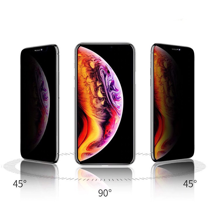 Kính cường lực chống nhìn trộm cho  iphone 6,6s, 6 plus,7, 7 Plus, 8, 8 Plus,X, Xs, Xs Max, 11Pro, 11 ProMax , 12,12 pro