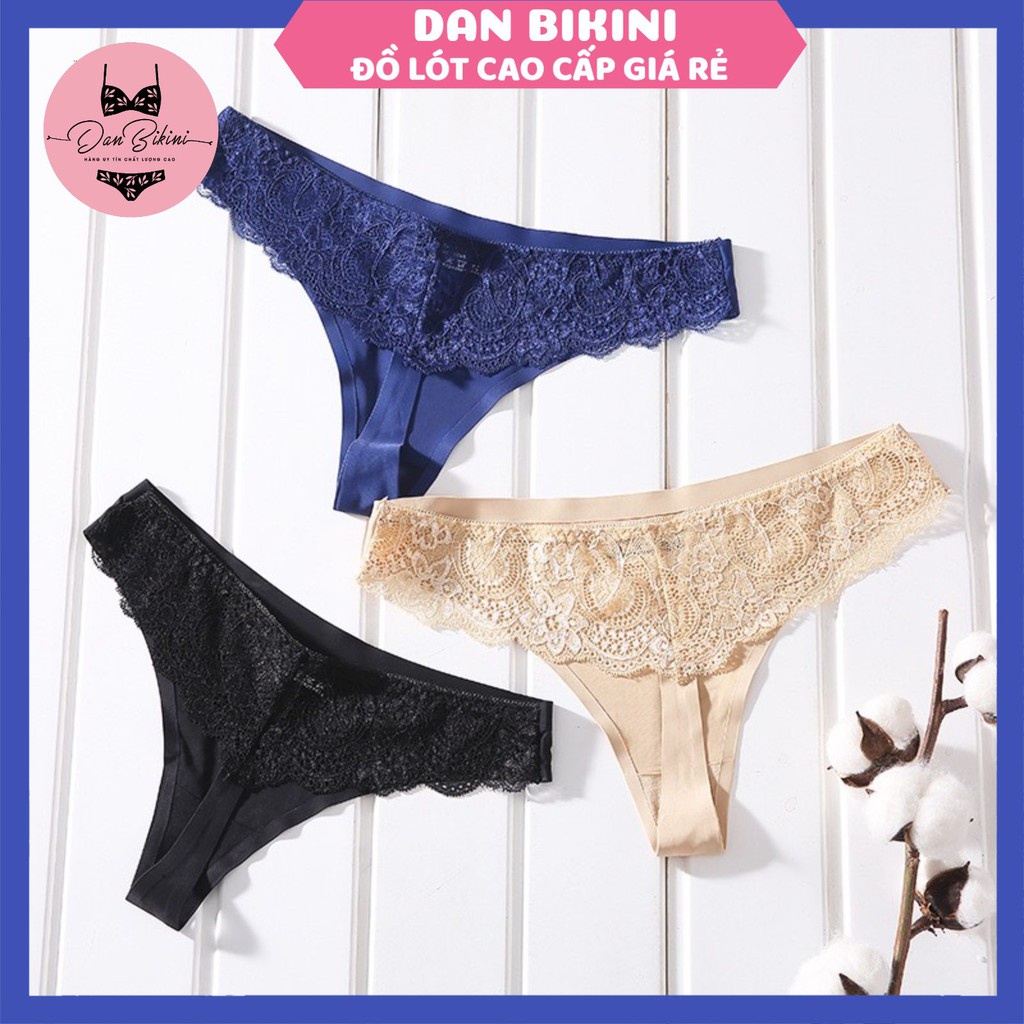 Quần Lót Ren Lọt Khe sexy đúc su thiết kế phối ren sexy quyến rũ mã 9084-904