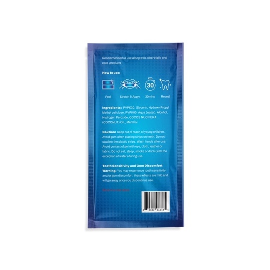 [HB Gift] Combo 3 Miếng Dán Trắng Răng Halio Teeth Whitening Strip
