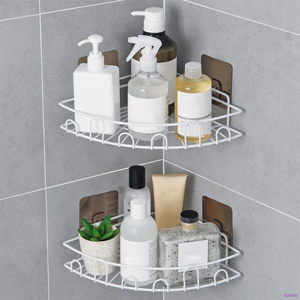 Kệ Sắt Hình Tam Giác Gắn Góc Tường Nhà Tắm Đựng Vật Dụng Tiện Lợi | BigBuy360 - bigbuy360.vn