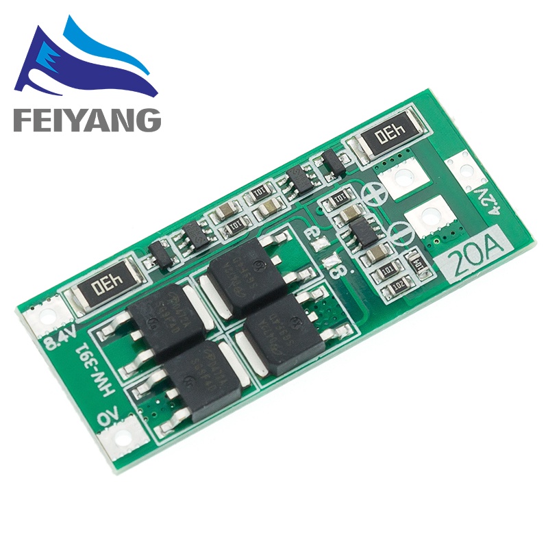 Bảng mạch bảo vệ pin Lithium 2S 20A 7.4V 8.4V 18650