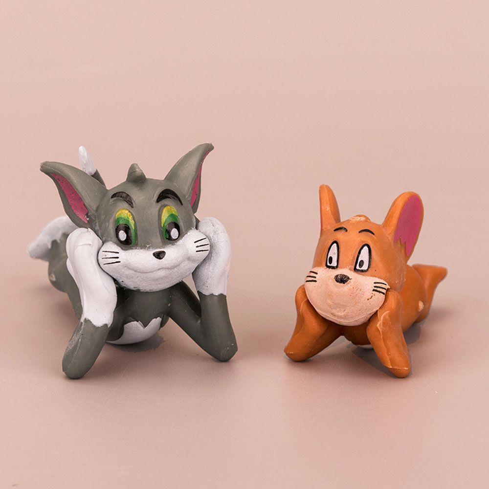 Set 9 Mô Hình Đồ Chơi Tom &amp; Jerry Trang Trí Bánh Kem