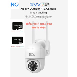 Siêu chất! Camera xiaomi ngoài trời xiaovv ptz outdoor - camera xiaomi chống nước xoay 360 độ hd 1080p