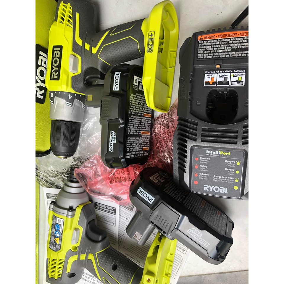 MÁY KHOAN PIN COMBO RYOBI P1832 RYOBI P1832 KHOAN RYOBI 18V VÍT RYOBI 18V