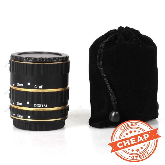 Metal Mount Lens Adapter Auto Focus AF Macro Extension Tube Ring for Canon EOS EF-S Lens 750 | BigBuy360 - bigbuy360.vn