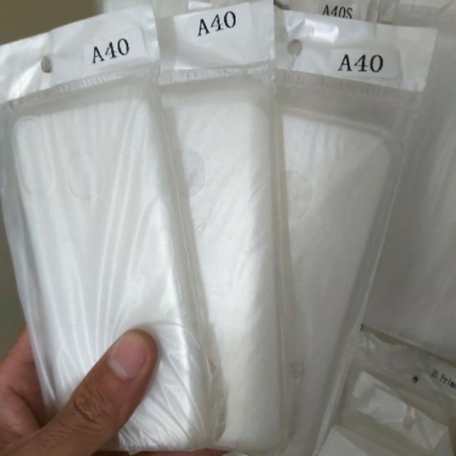 Ốp lưng Silicon trong suốt Samsung A40