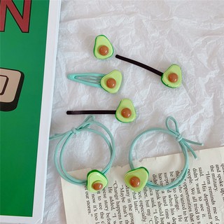 Set kẹp tóc hình quả bơ
