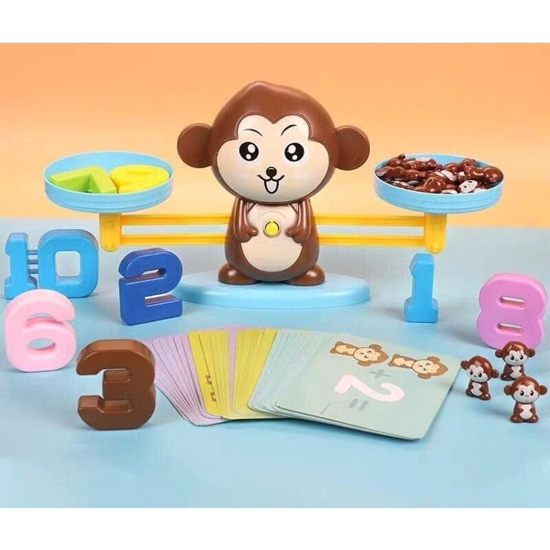 ĐỒ CHƠI KHỈ CÂN BẰNG HỌC TOÁN- PHÁT TRIỂN TƯ DUY TOÁN HỌC CHO BÉ