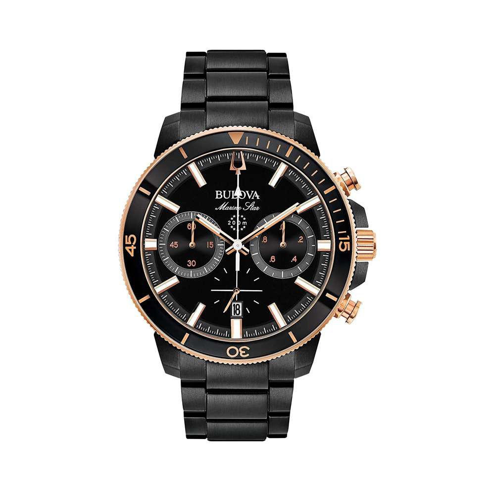 Đồng Hồ Bulova 98B302 Nam Chronograph Lịch Ngày 45mm