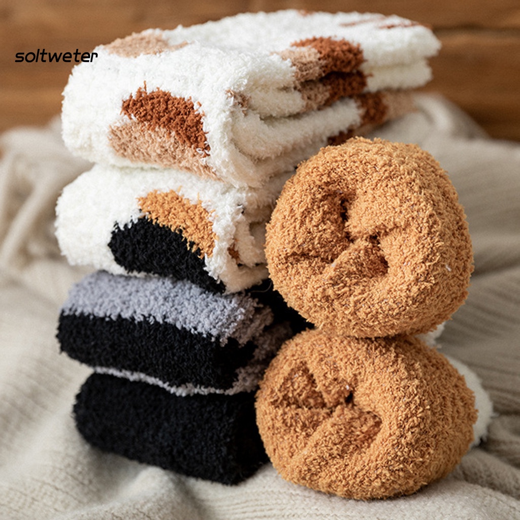 Vớ Dài Qua Gối Dày Dặn Giữ Ấm Mùa Đông Thân Thiện Với Làn Da