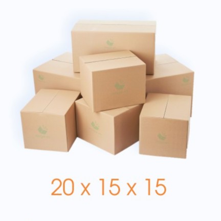 20x15x15 cm - 100 Thùng hộp carton ♥️ FREESHIP ♥️ Giảm 10K Khi Nhập [BAOBITP] - TP100