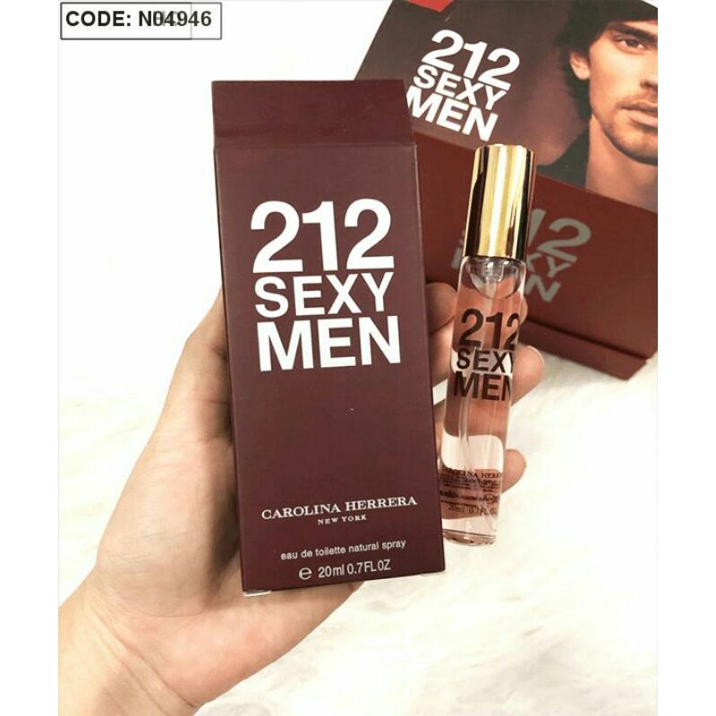 Nước hoa nam Carolina Herrera 212 For Men " chính hãng chuẩn mùi thơm lâu "