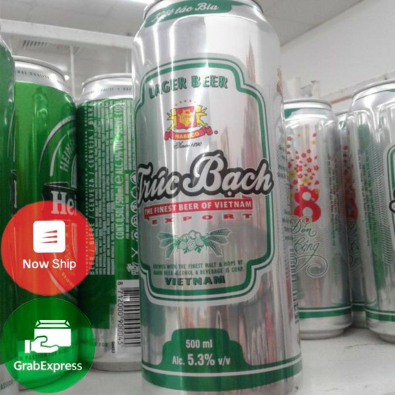 bia trúc bạch lon 1x500ml