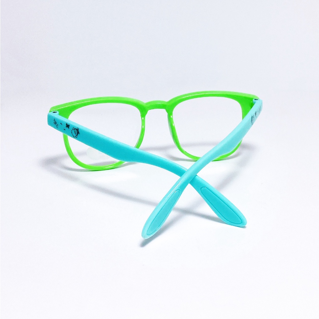 Kính mát trẻ em Jun Secret gọng nhựa, tròng kính dáng vuông đơn giản đáng yêu dành cho bé trai và bé gái JS58A10