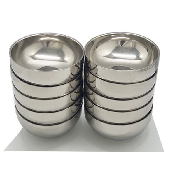 Bát inox 2 lớp cách nhiệt chống nóng an toàn size 14cm