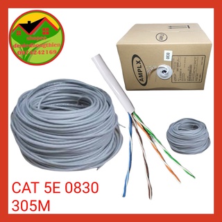 Dây cáp mạng cat5e 0830 amplx cuộn 305m