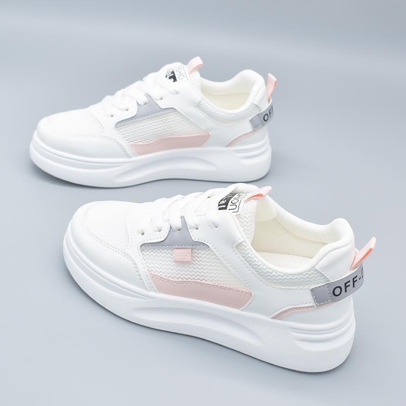 Giày sneaker phối lưới thoáng khí phong cách trẻ trung cho nữ