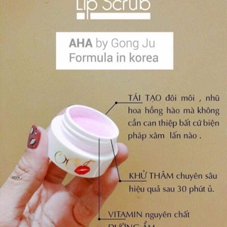 Hũ dưỡng hồng môi Lip scrub
