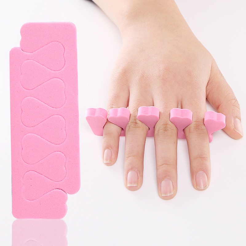 Set 2 Đệm Xốp Mềm Tách Ngón Chân / Phân Tách Móng Tay Nghệ Thuật
