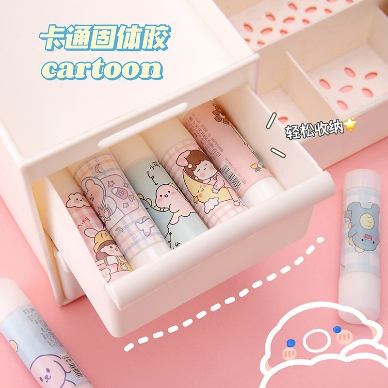 🌸 Hồ khô dán giấy hoạ tiết hoạt hình phong cách Hàn Quốc dễ thương 🌸