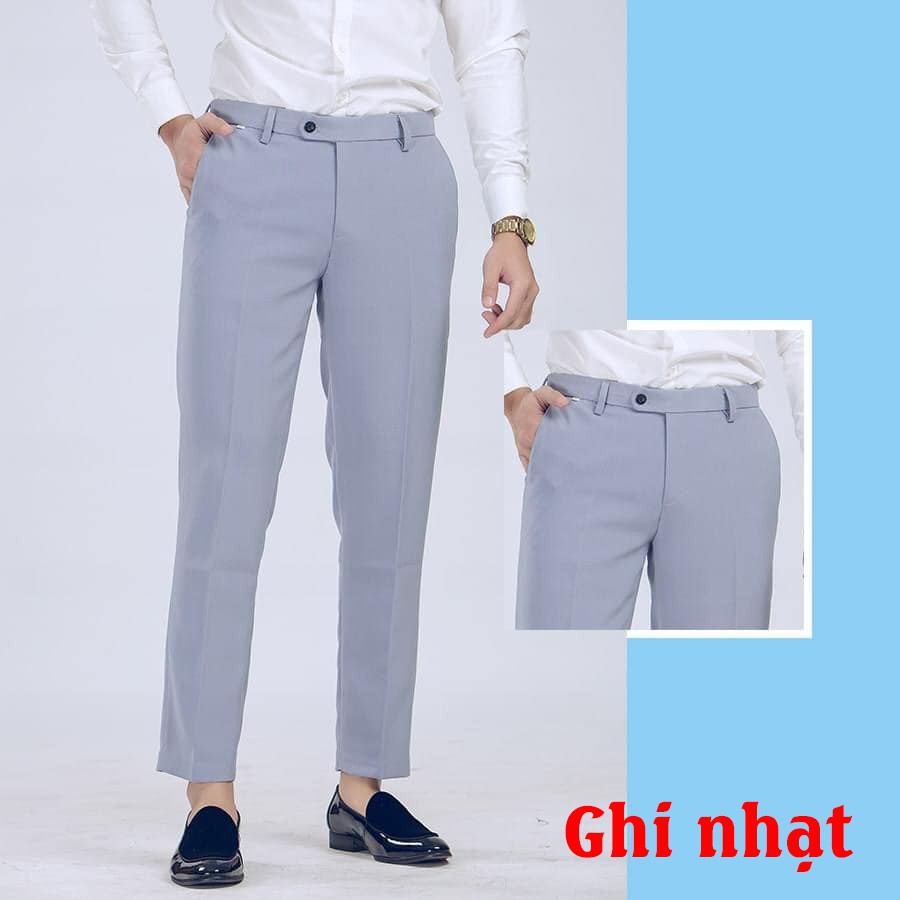 Quần âu nam cao cấp lịch sự chống nhăn màu đen chuẩn soái ca Hàn Quốc | BigBuy360 - bigbuy360.vn