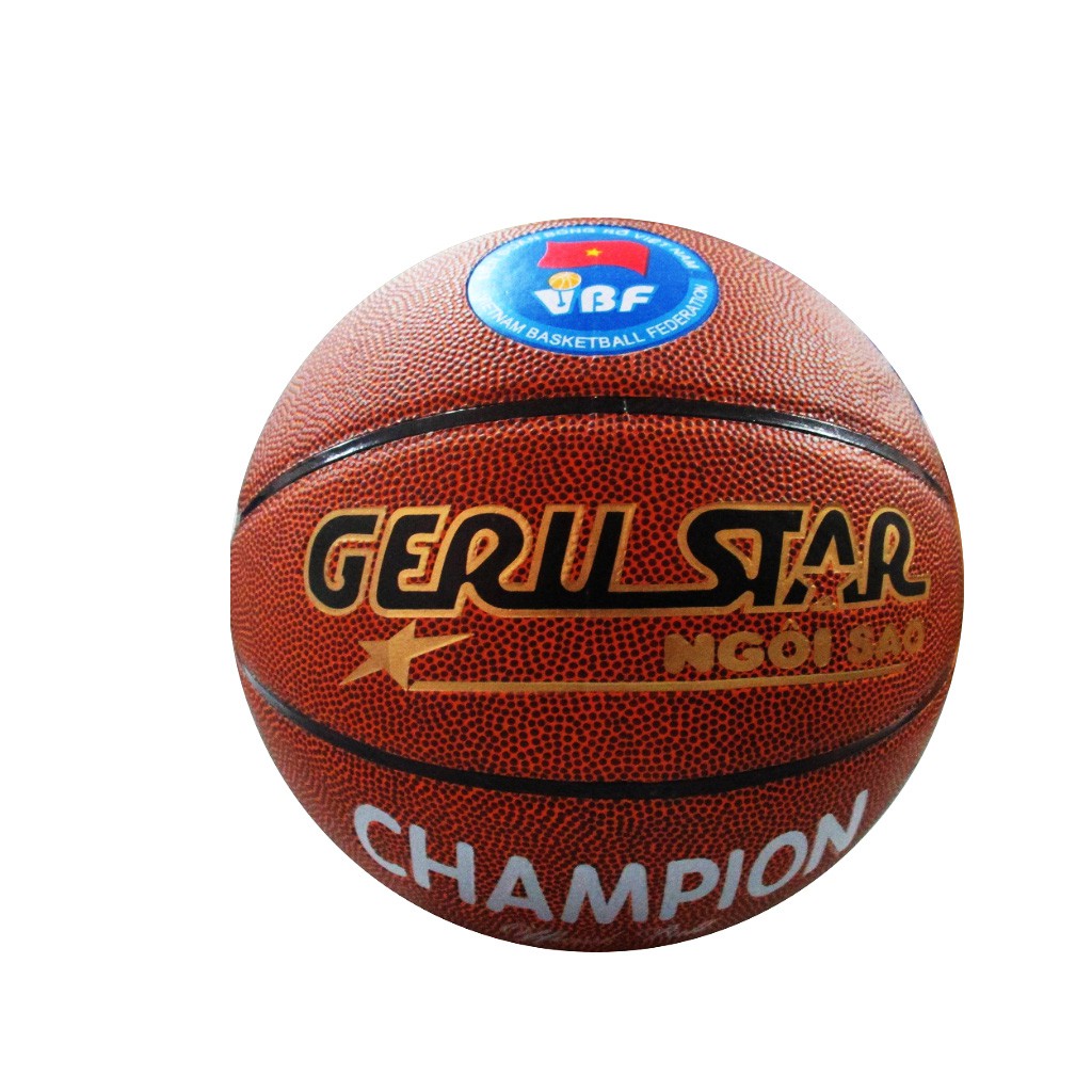 Bóng rổ da số 7 tốt Geru Star Champion - trái banh bóng rổ da tốt B7 Ngôi Sao cao cấp chính hãng