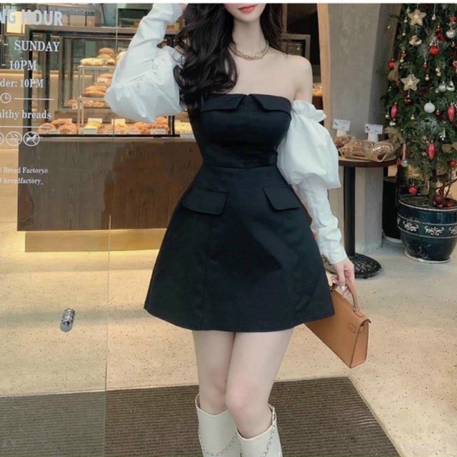 Váy thiết kế ❤️FREESHIP❤️ Đầm nữ phong cách Quảng Châu