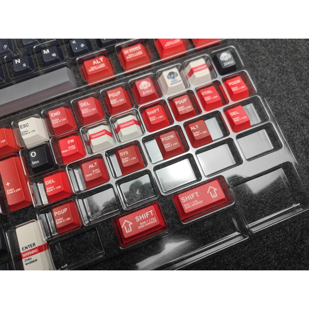 GMK Gundam Keycaps, 129 phím PBT Keycaps Cherry Profile DYE-SUB Cá nhân hóa GMK Keycaps cho bàn phím cơ