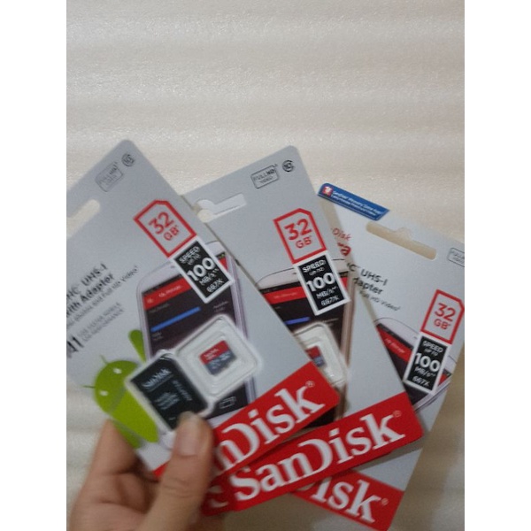 Thẻ Nhớ Sandisk Ultra 32GB Tốc Độ Cao 100Mb/s.