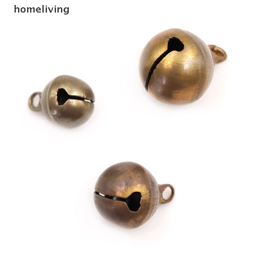 Bộ 10 Chuông Kim Loại Màu Đồng Trang Trí Cây Thông Giáng Sinh