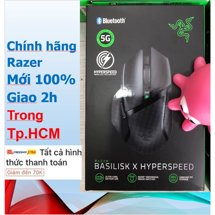 Chuột game không dây Razer Basilisk X HyperSpeed Wireless (mới 100%) hàng chính hãng