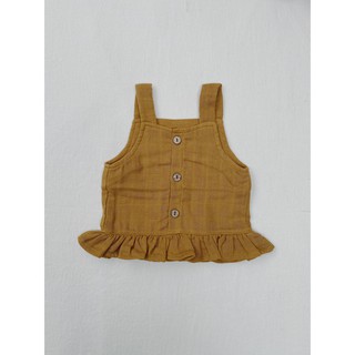 Muslin Camisole Top Macro & Micro (Áo Hai Dây Vải Xô Organic Cotton)