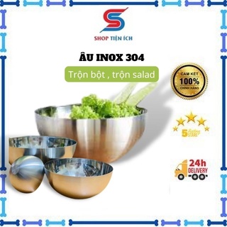 Mua Bát inox 304 trộn bột  salad tô inox siêu tiện dụng của Ikea xuất châu Âu -Shop Tiện Ích