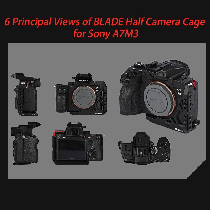 Khung Kim Loại FullCage YC Onion Dành Cho Máy Ảnh Sony A7S3/A7M3/A1/R7R4