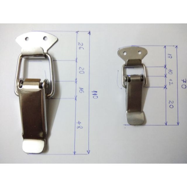 Khóa gài hòm inox