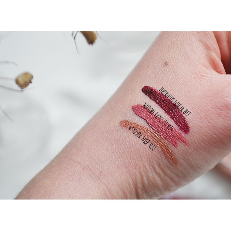 Set Son Kem Lì Matte Lip Liquid - The Body Shop x House of Holland