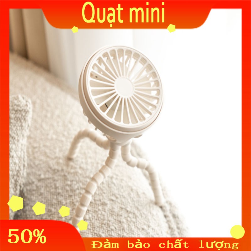 Quạt mini Bàn Mini Quạt cầm tay Quạt xe đẩy di động Quạt cho bé Quạt USB Quạt kẹp có thể sạc lại với chân máy linh hoạt | BigBuy360 - bigbuy360.vn