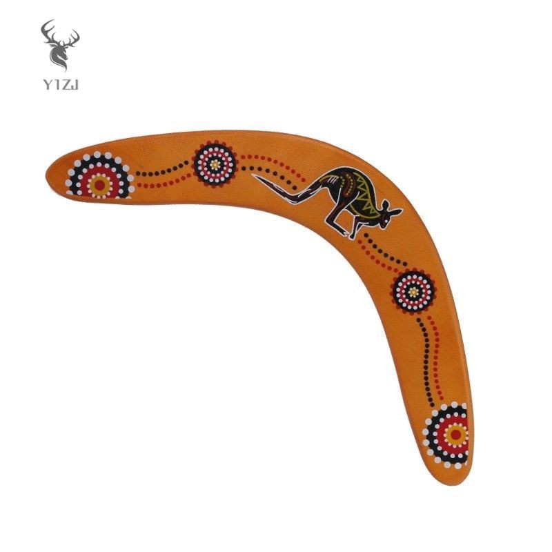 Boomerang đồ chơi bằng gỗ in hình Kangaroo Y1ZJ flycam